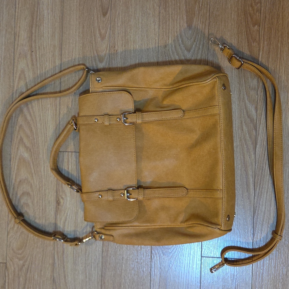 Convertible Tan Women's Purse to Backpack